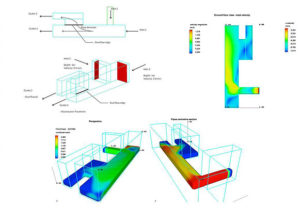 Sewage overflow chamber conceptual CFD simulation with „tracer“ model
