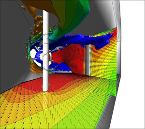 CFD simulation of the intake